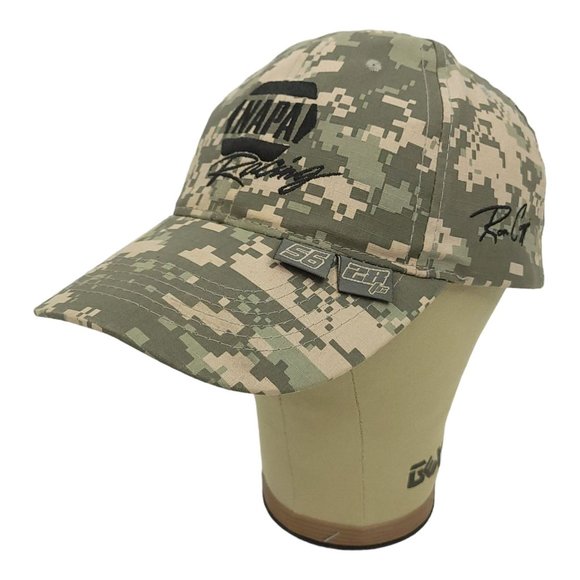 NAPA Racing Camo NASCAR Strapback Cap Hat Martin Truex 56 Ron Capps 28 Intrepid - Picture 2 of 12
